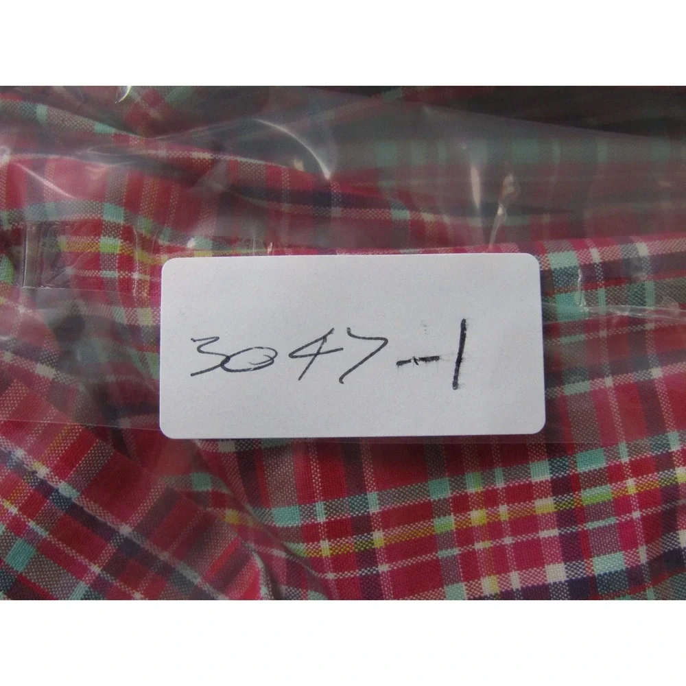 Ralph Lauren Classic Fit Plaid Short Sleeve Button Down Shirt‎ Mens XL